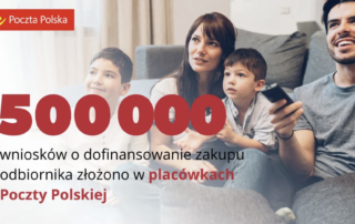 Poczta Polska obsłużyła pół miliona wniosków o dofinansowanie zakupu odbiornika cyfrowego