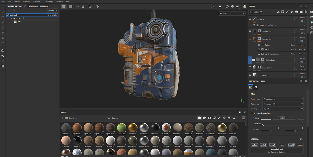 In the NVIDIA Studio Textures Adobe Substance 3D Painter.jpg