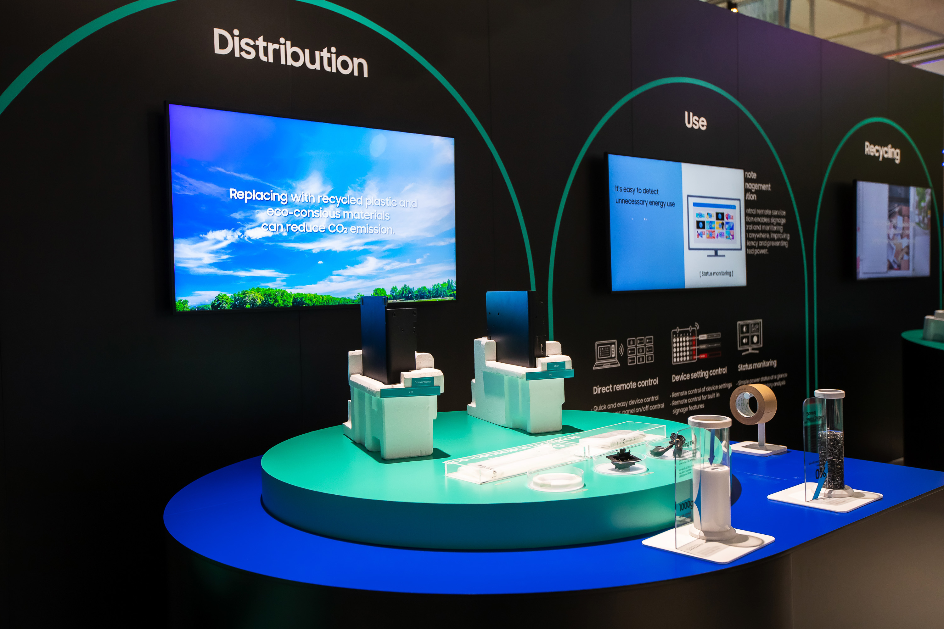 dl3 ISE Samsung Sustainability Zone at ISE 2023