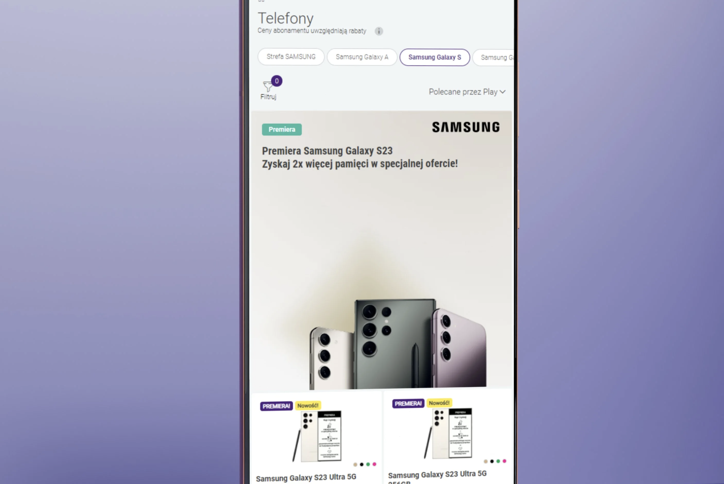 Seria Samsung Galaxy S23 w ofercie i cashback na słuchawki Samsung Galaxy Buds2