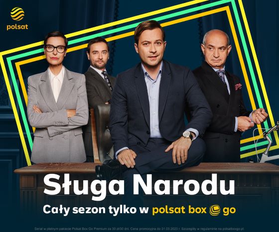 Polsat Box Go od razu pokaże cały sezon serialu „Sługa Narodu” – premiera 4 marca