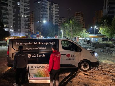 LG pomaga ofiarom trzęsienia ziemi w Turcji