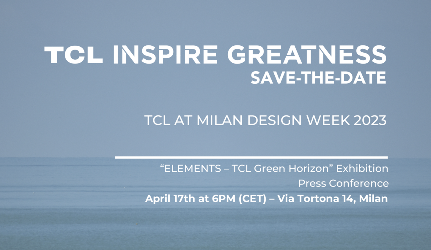 TCL weźmie udział w Milan Design Week 2023 w Mediolanie