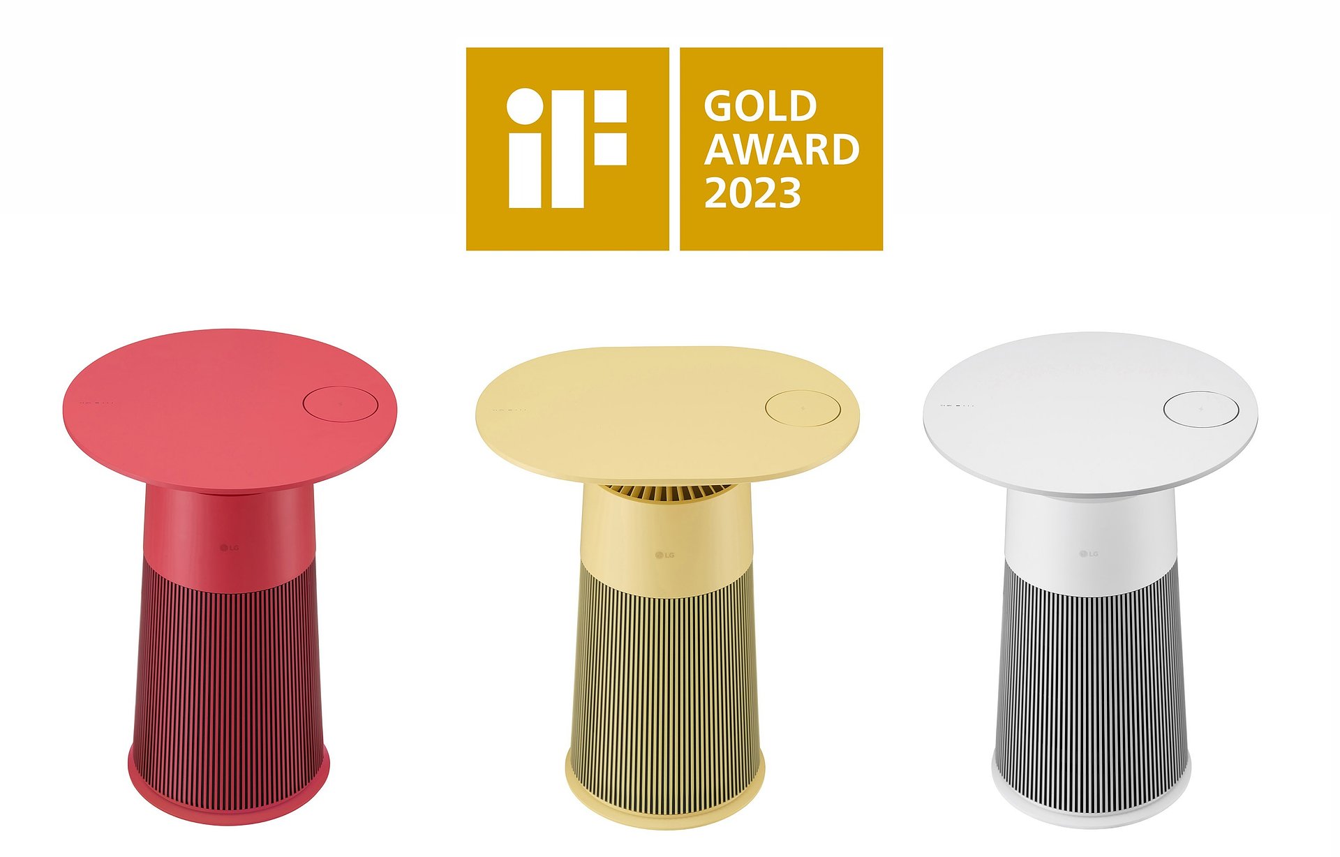 Firma LG Electronics ogłosiła, że w tegorocznej edycji konkursu iF Design Award otrzymała 23 wyróżnienia, w tym nagrodę iF Gold Award za wzornictwo produktowe unikatowej linii produktów LG PuriCare AeroFurniture.