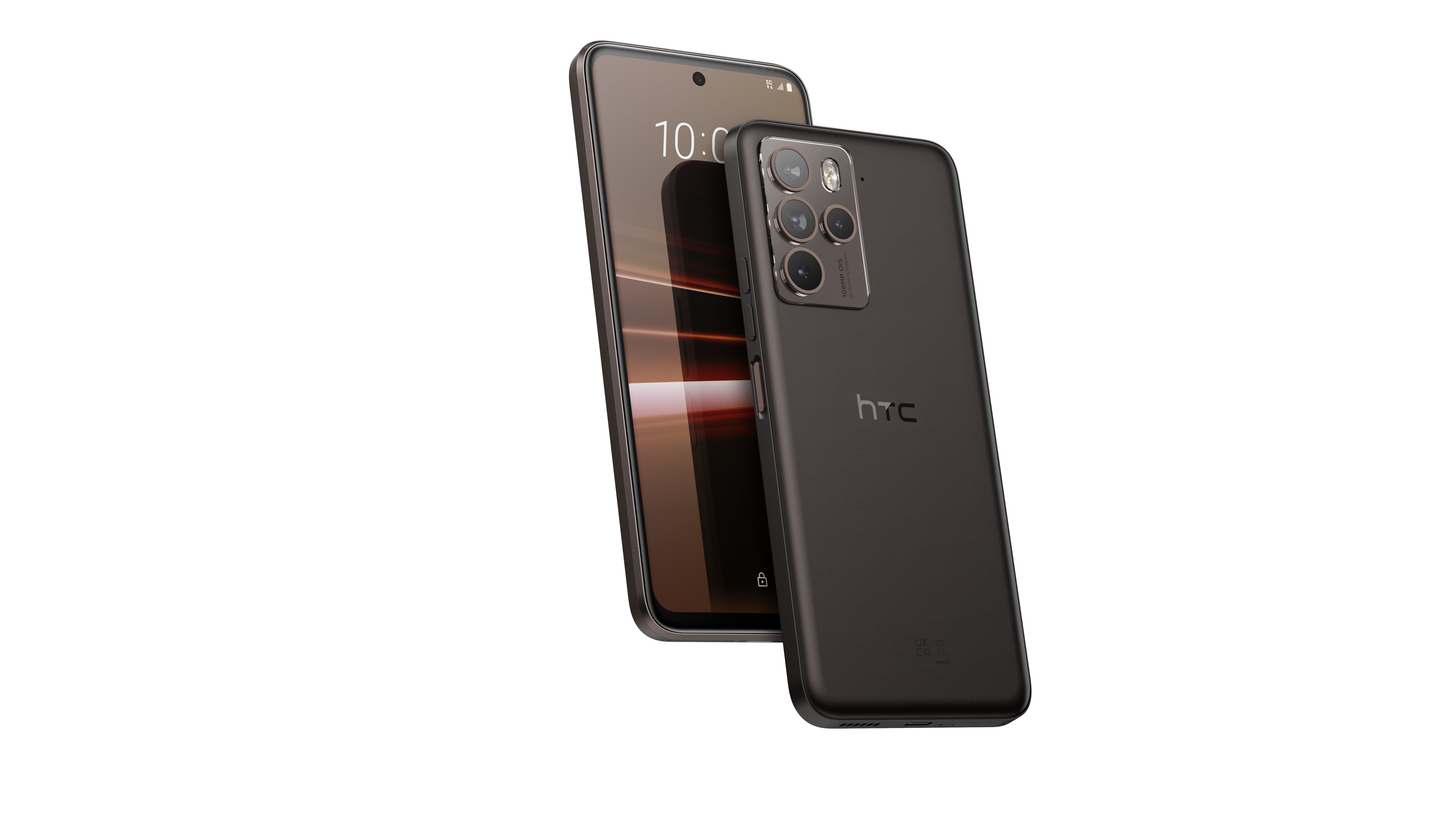 HTC U23 pro 5G   Coffee Black   angled