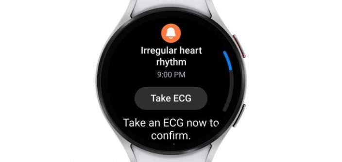 Galaxy Watch powiadomi Cię o nieregularnym rytmie serca