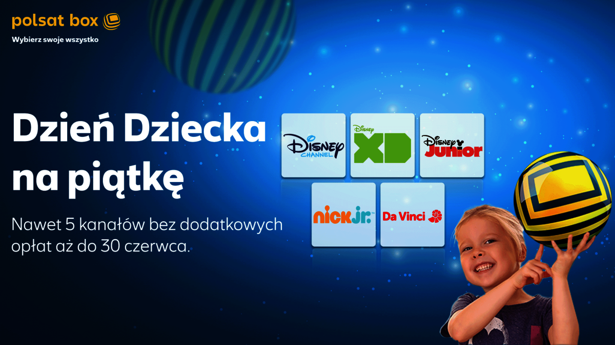 Polsat Box – nawet 5 kanałów z produkcjami dla dzieci i młodzieży bez dodatkowych opłat przez cały miesiąc