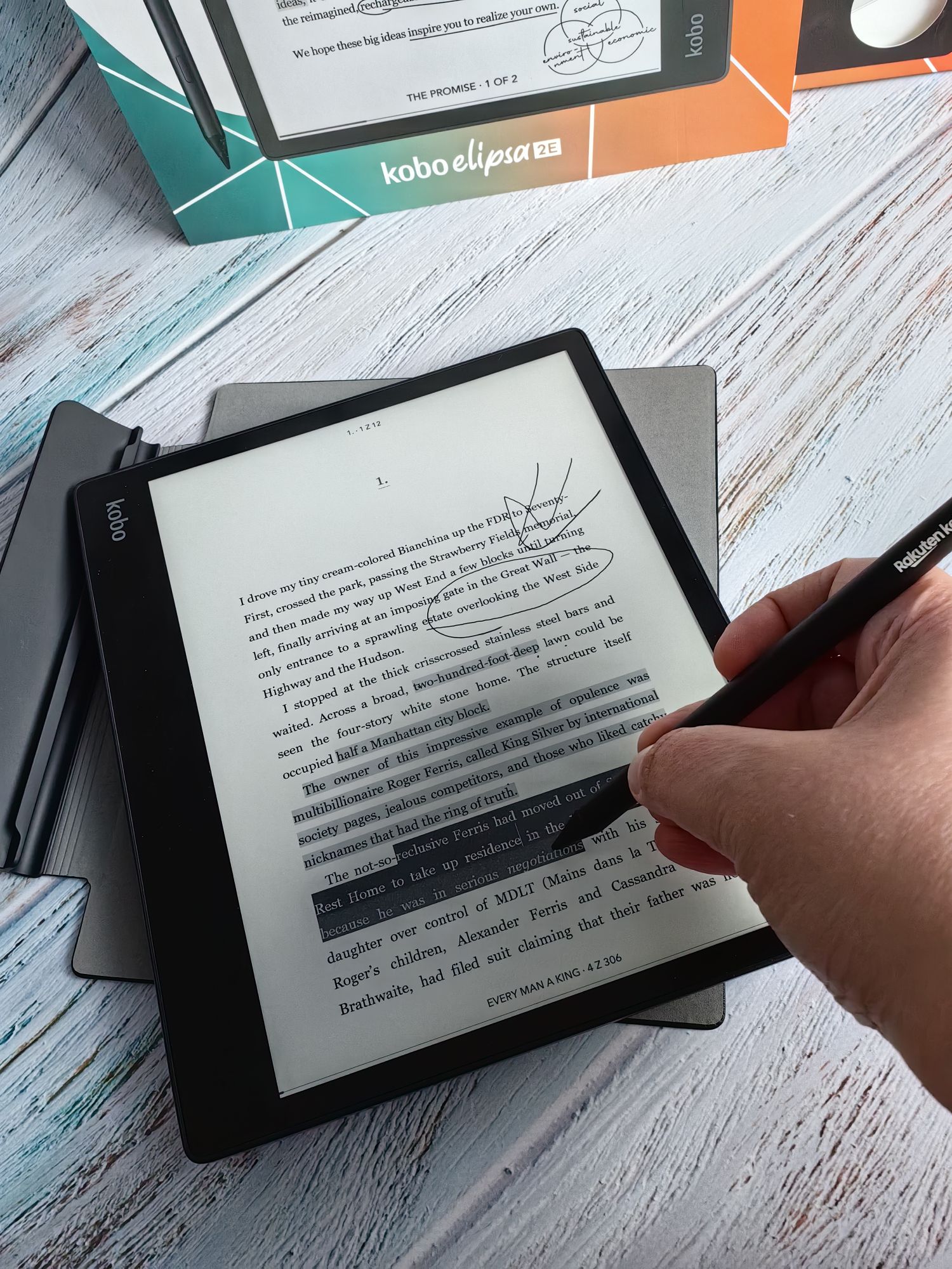 kobo elipsa 2e notatki na książce (11)