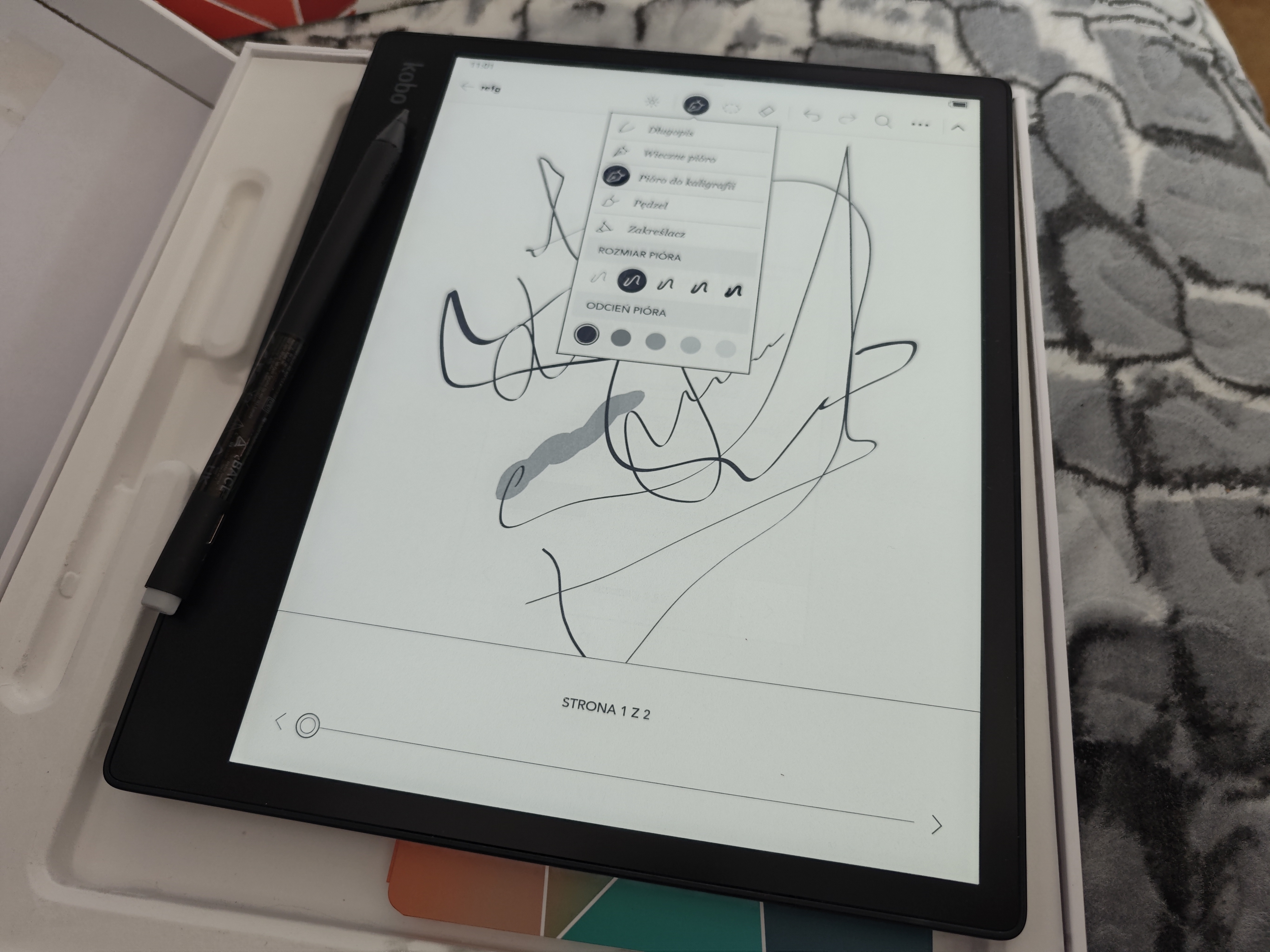 kobo elipsa 2e notatnik prosty