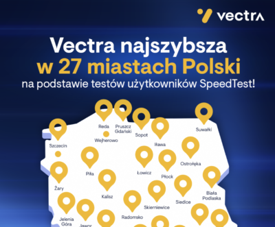 Vectra najszybsza w 27 miastach Polski