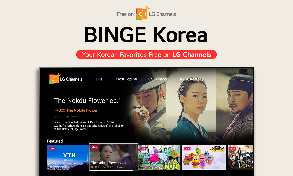LG Channels: Szeroki wybór K-contentu już wkrótce na telewizorach LG Smart TV