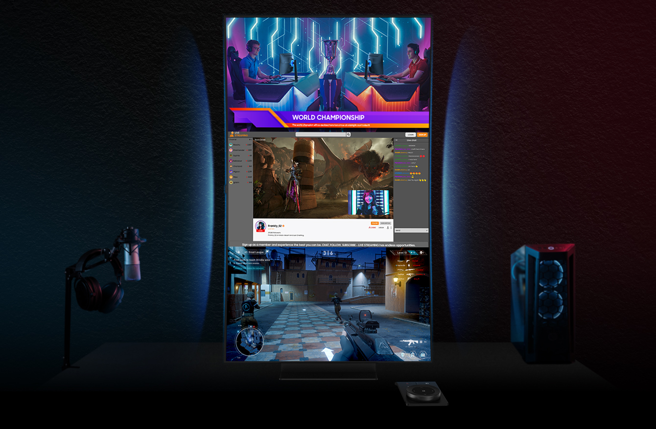 Dual UHD Gaming Monitor dl5