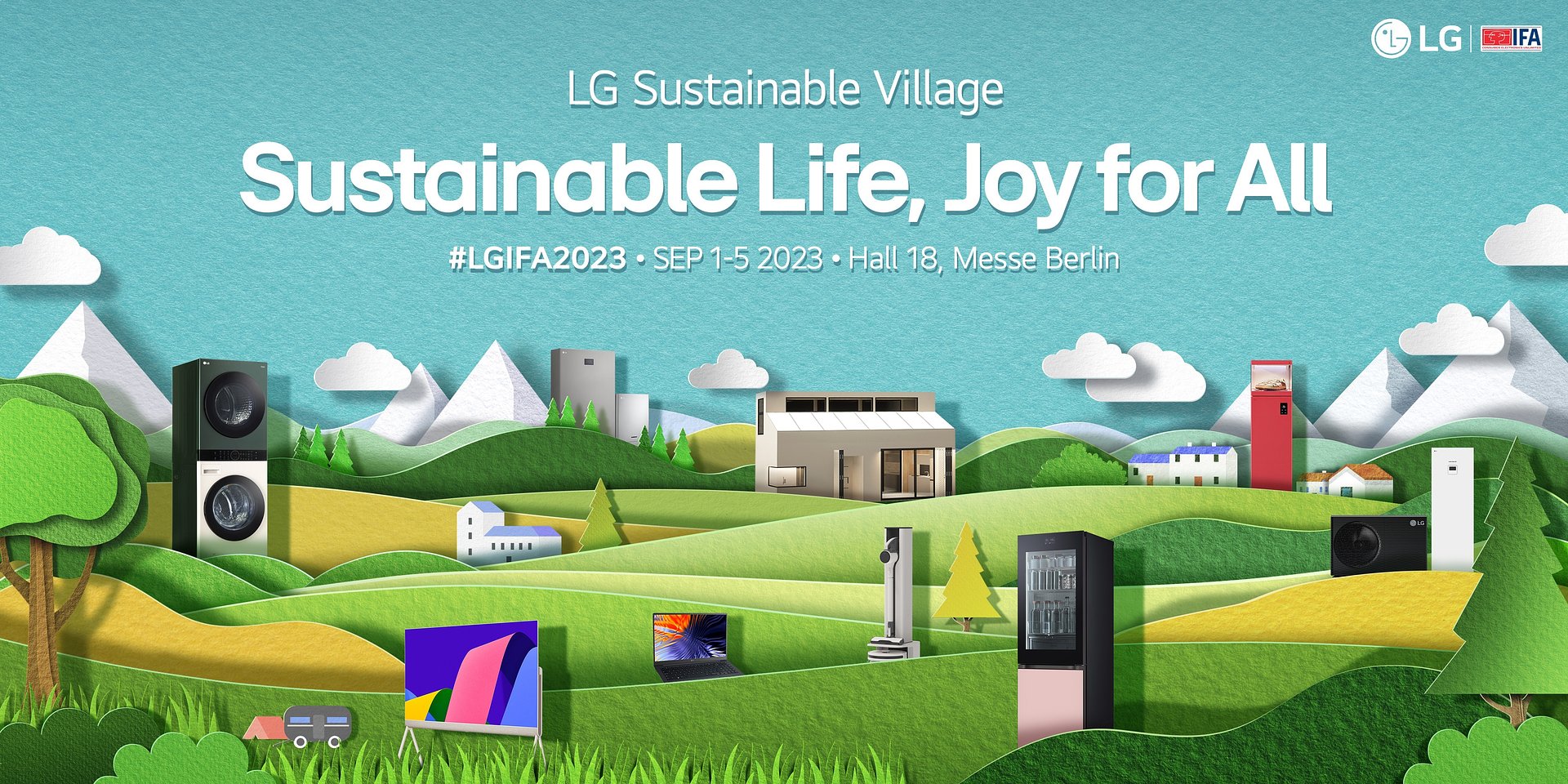 LG zaprezentuje wizję ekologicznego życia na targach IFA 2023