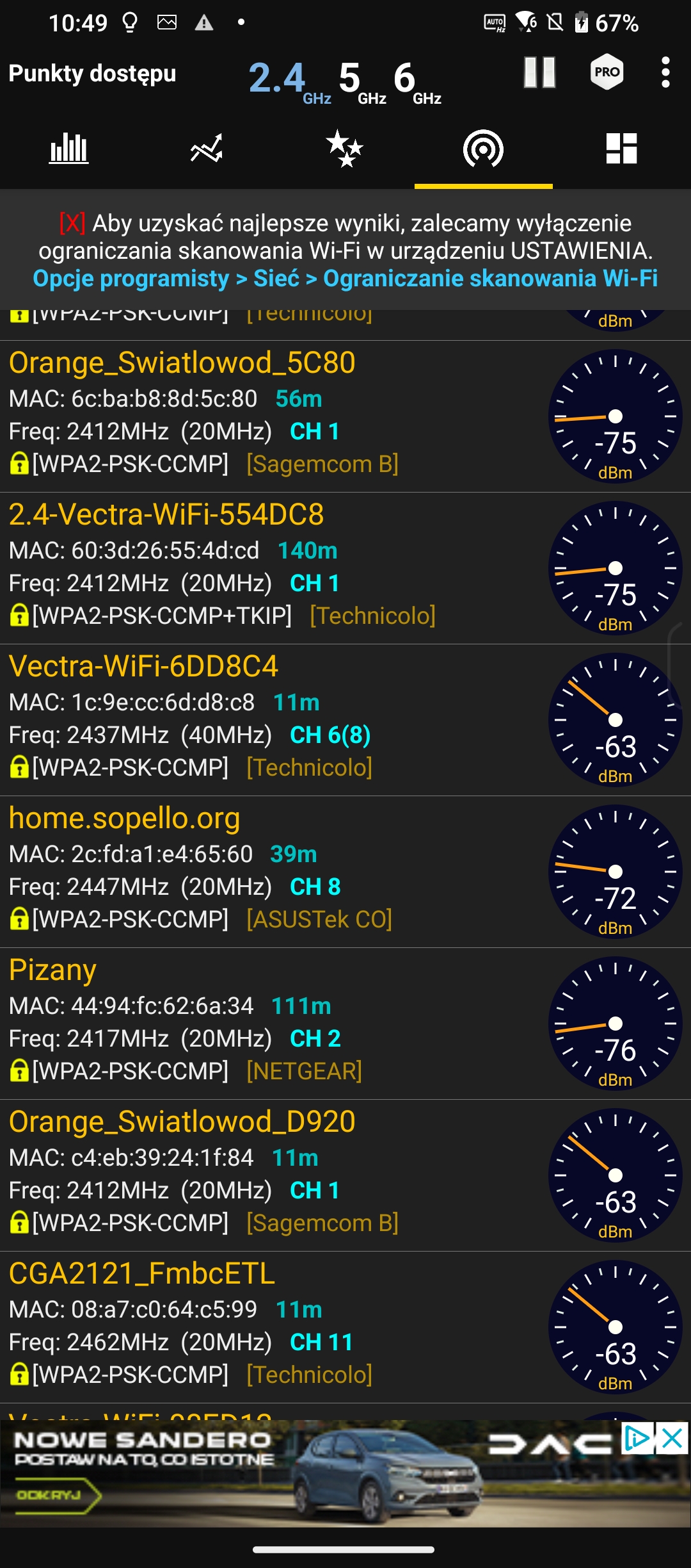 Screenshot 20230718 104947 WiFi Analyzer