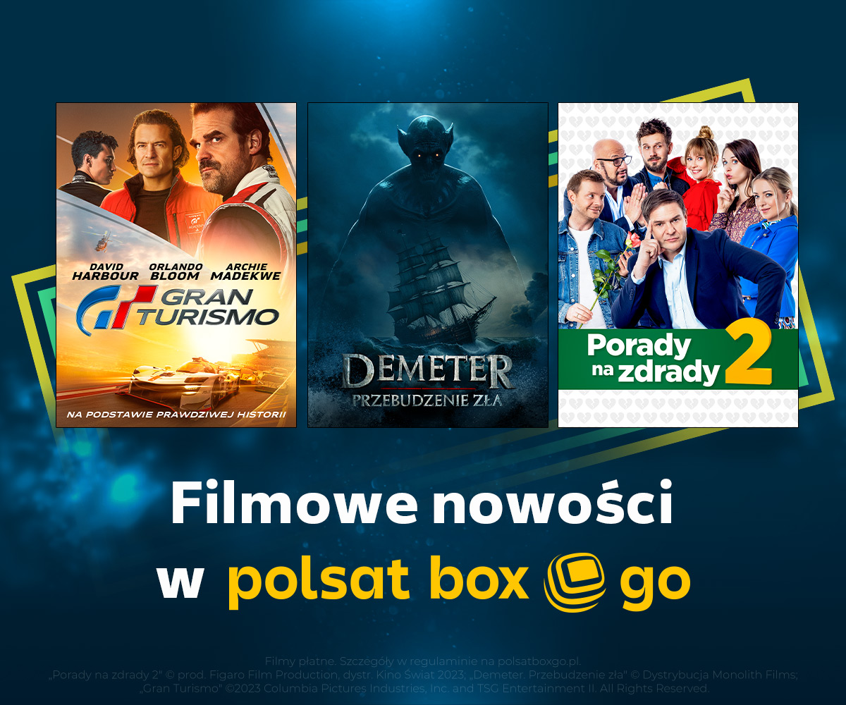 „Gran Turismo” i kolejne filmowe nowości już dostępne w Polsat Box Go