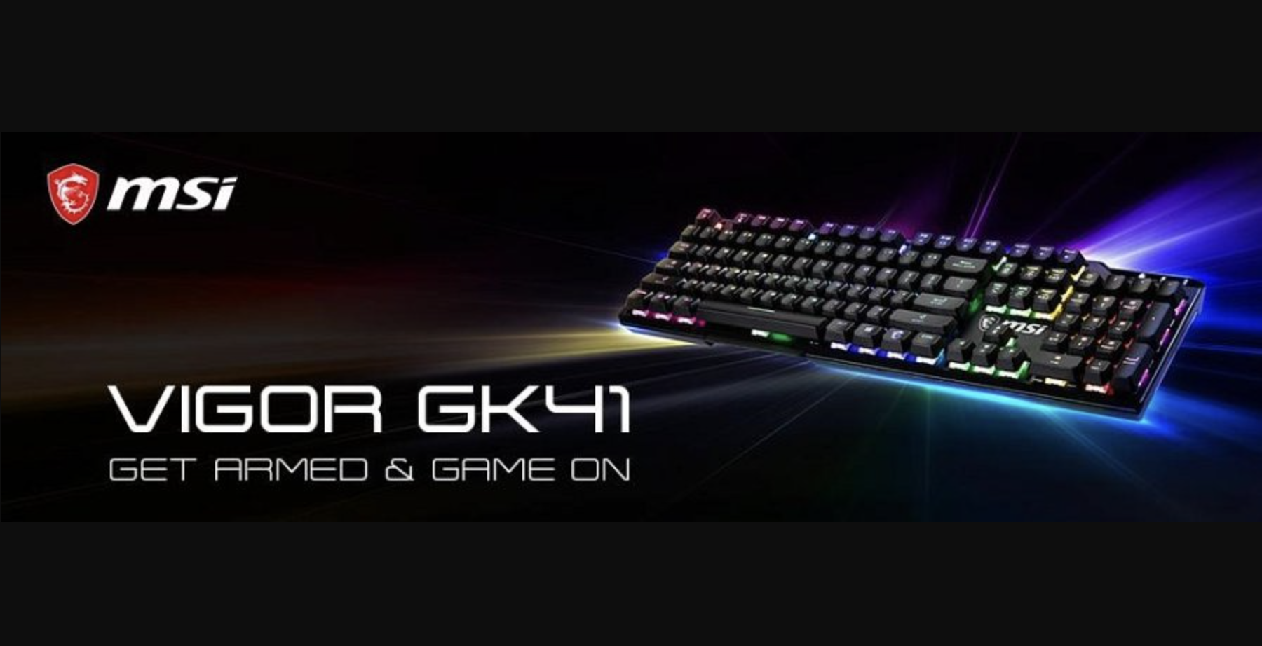 MSI ujawnia nową serię mechanicznych klawiatur dla graczy: VIGOR GK41