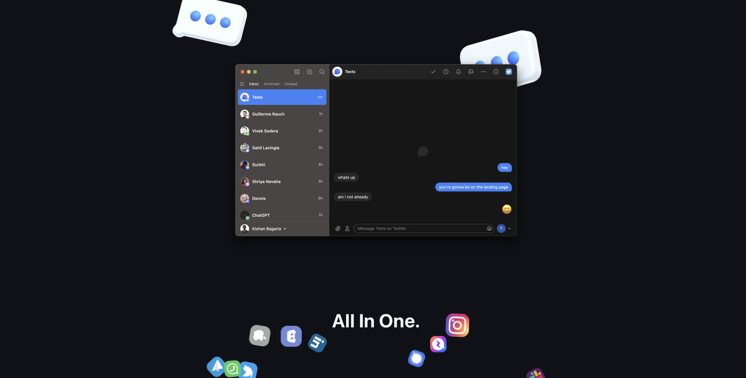 Właściciel WordPress kupił aplikację Texts - zbiera ona wiadomości z różnych komunikatorów