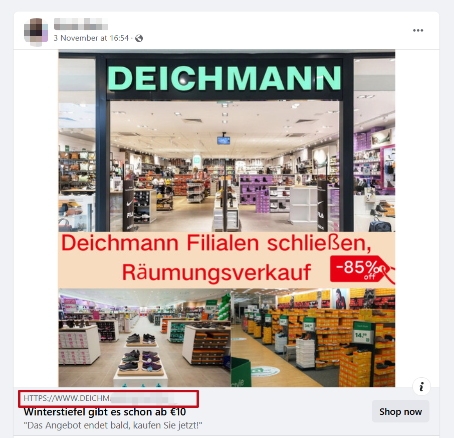 1. DeichmannFakeAd