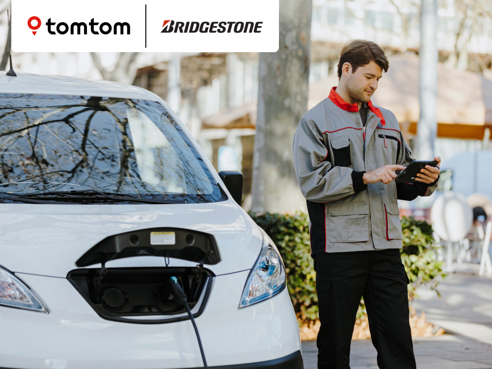 TomTom i Bridgestone Mobility Solutions rozszerzają współpracę, aby wspierać elektryfikację floty