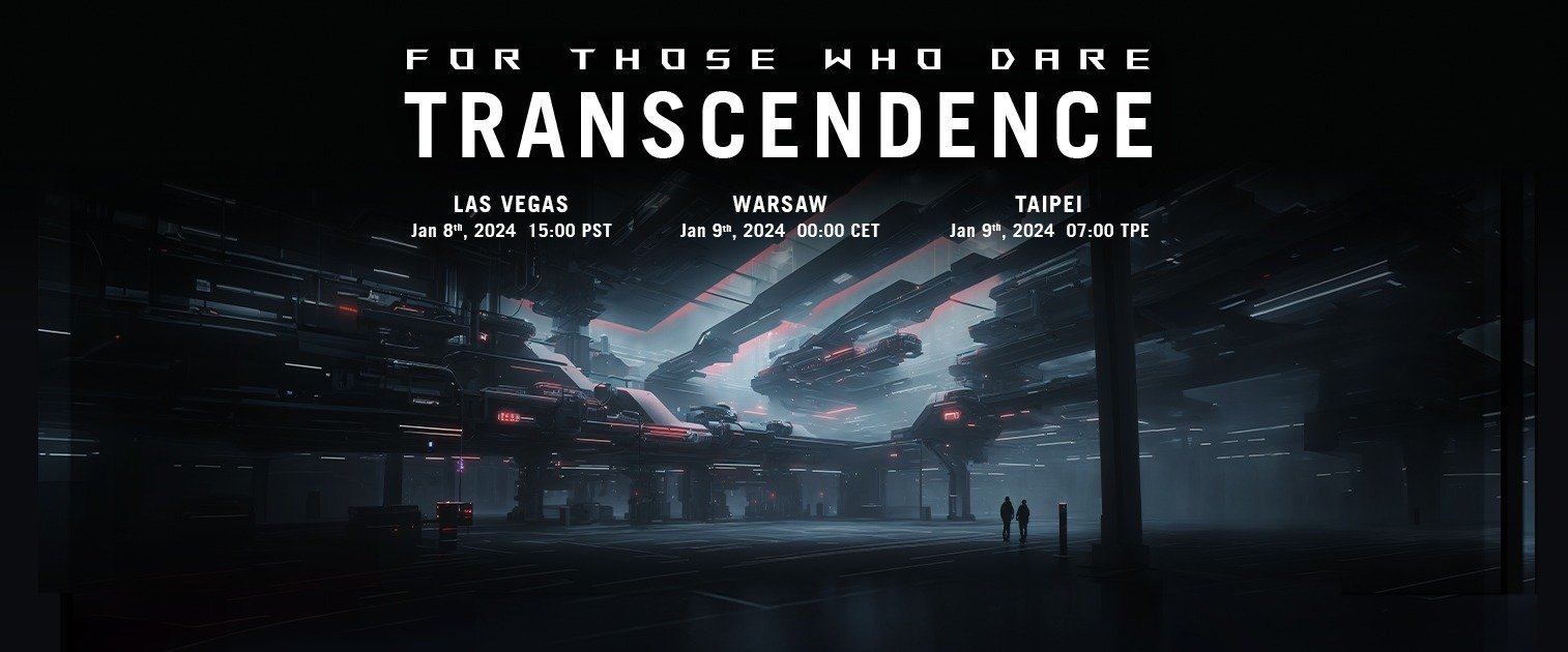 ASUS Republic of Gamers zaprasza na wydarzenie For Those Who Dare: Transcendence w ramach zbliżających się targów CES 2024