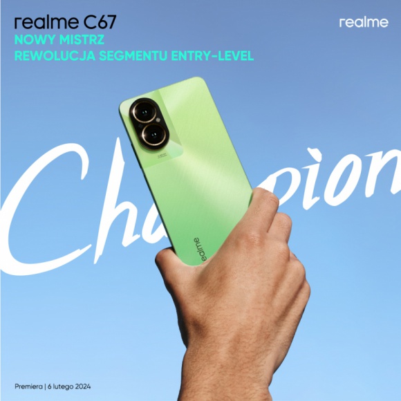 realme C67 zadebiutuje w Polsce już 6 lutego
