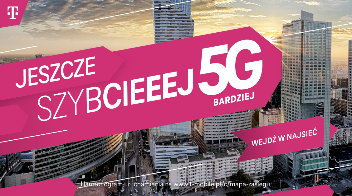 Szybsza sieć 5G już dostępna dla klientów T-Mobile