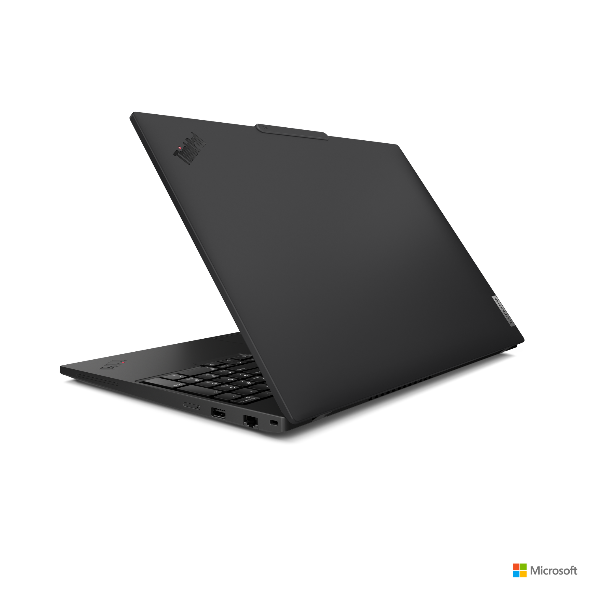09 ThinkPad T16 3 Eclipse black Intel Right profile 180 degree