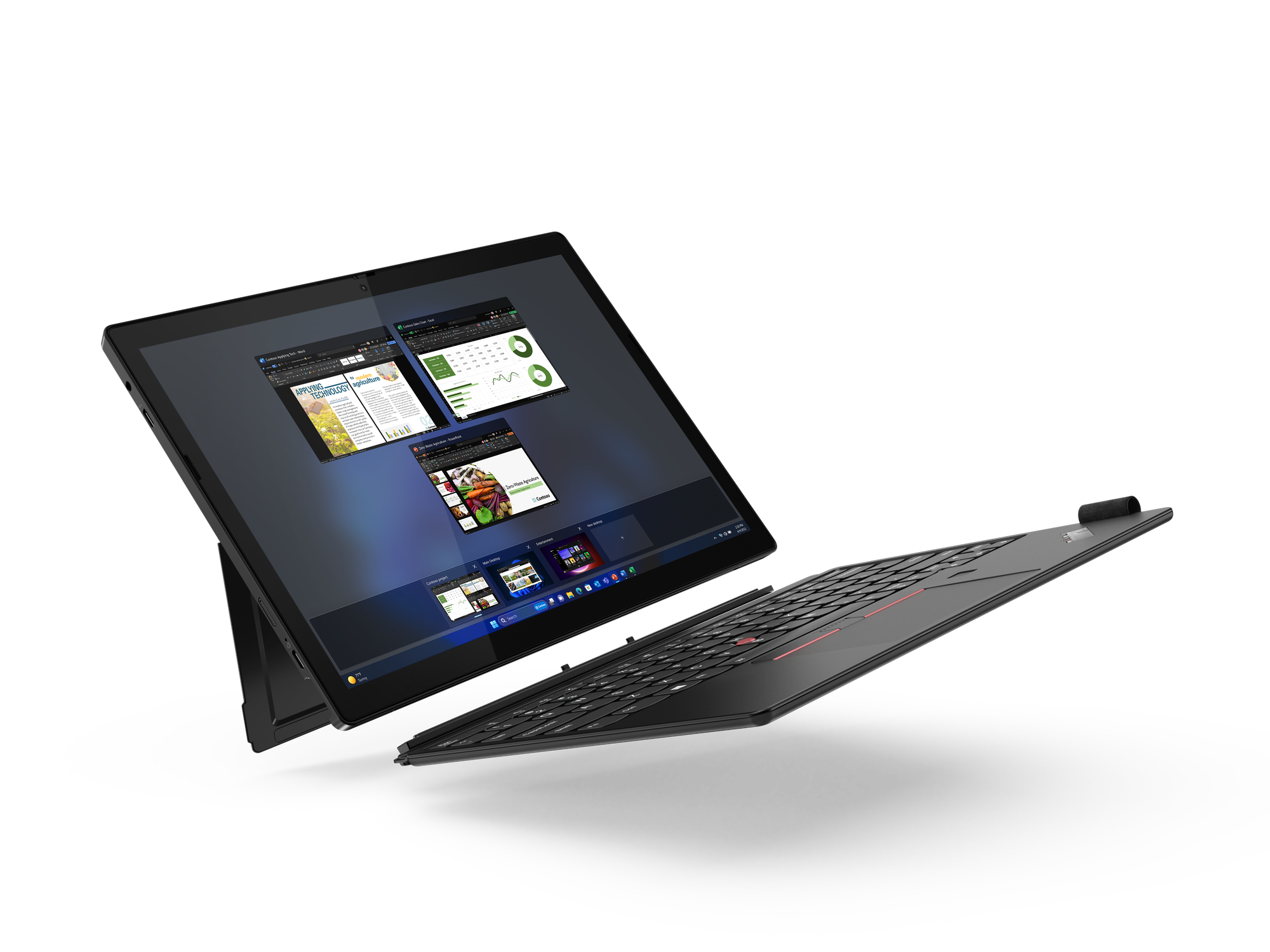 15 ThinkPad X12 Detachable Tour flying