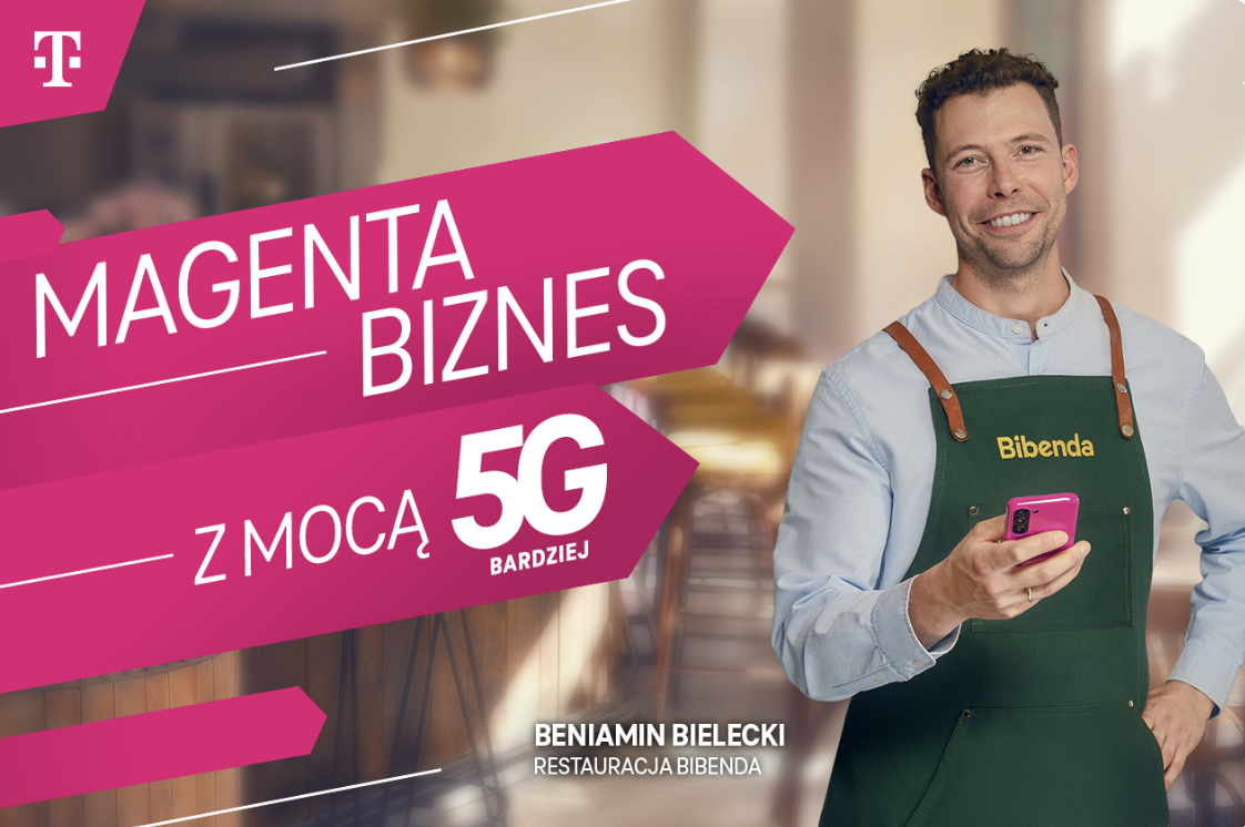 Oferta MagentaBIZNES od T-Mobile teraz z internetem 5G Bardziej w nowej odsłonie