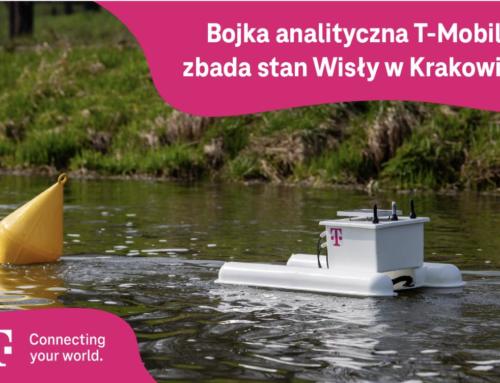 Innowacyjna bojka analityczna T-Mobile zbada stan Wisły w Krakowie