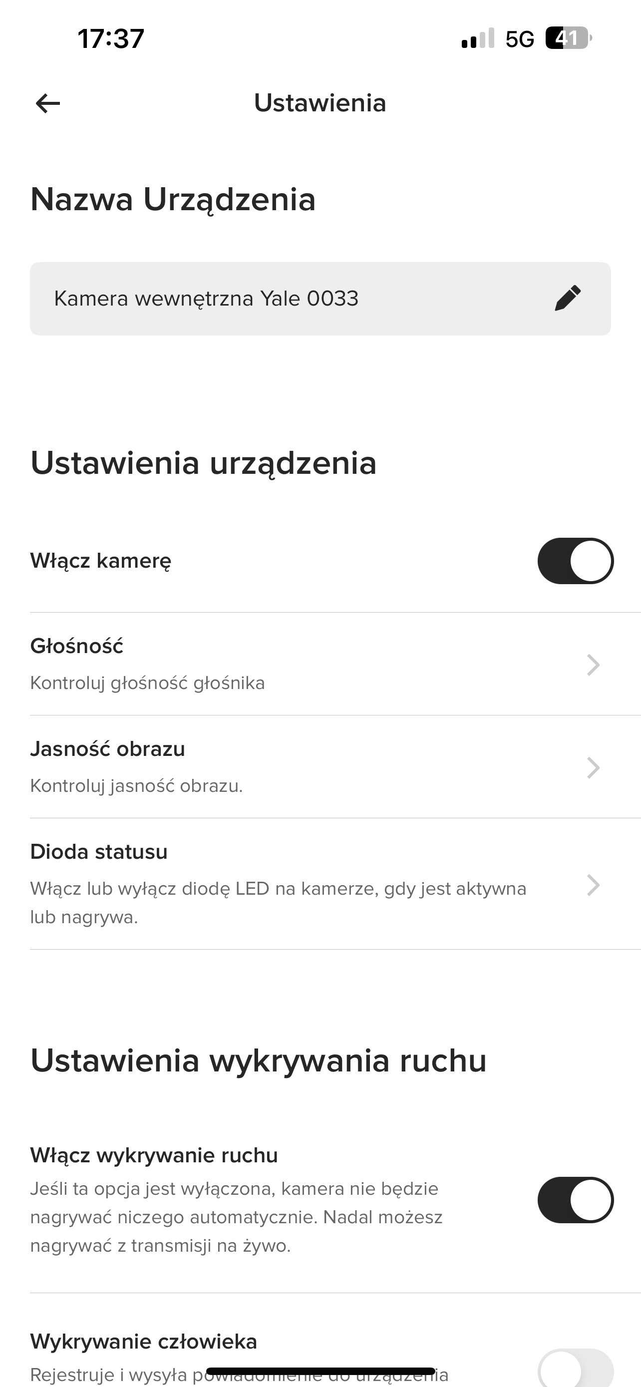 aplikacja yale home5