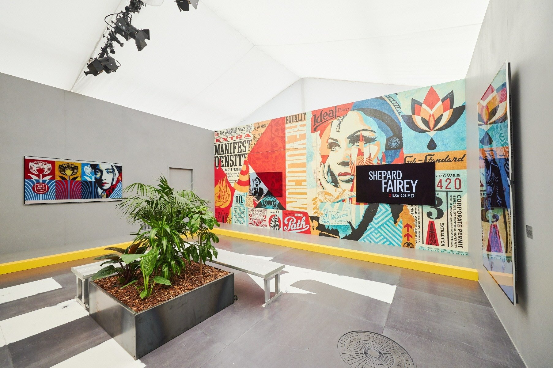 LG OLED i Shepard Fairey przenoszą sztukę uliczną do świata cyfrowego