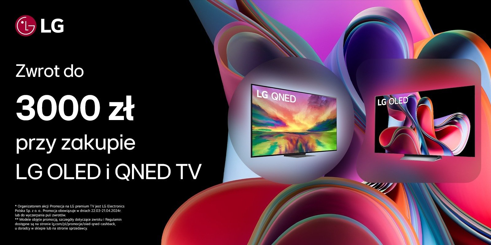 Nawet 3 000 zł zwrotu dla kupujących telewizory LG OLED i LG QNED