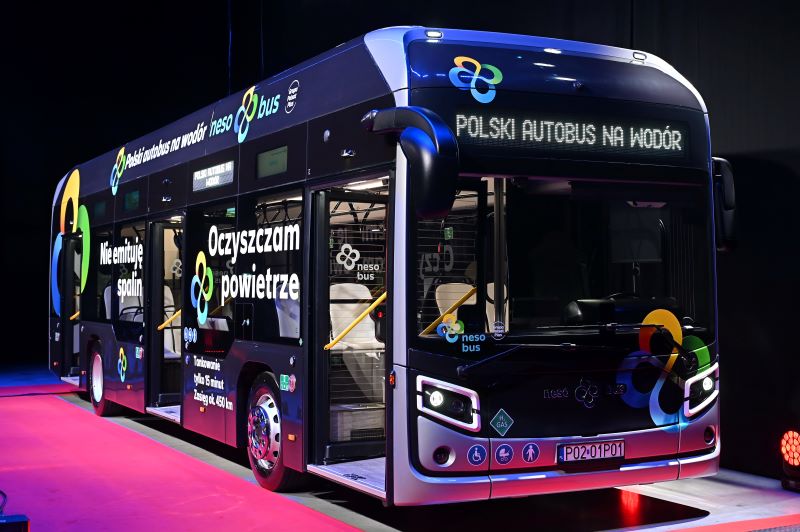 26 autobusów wodorowych NesoBus od Grupy Polsat Plus i ZE PAK będzie jeździło w Chełmie