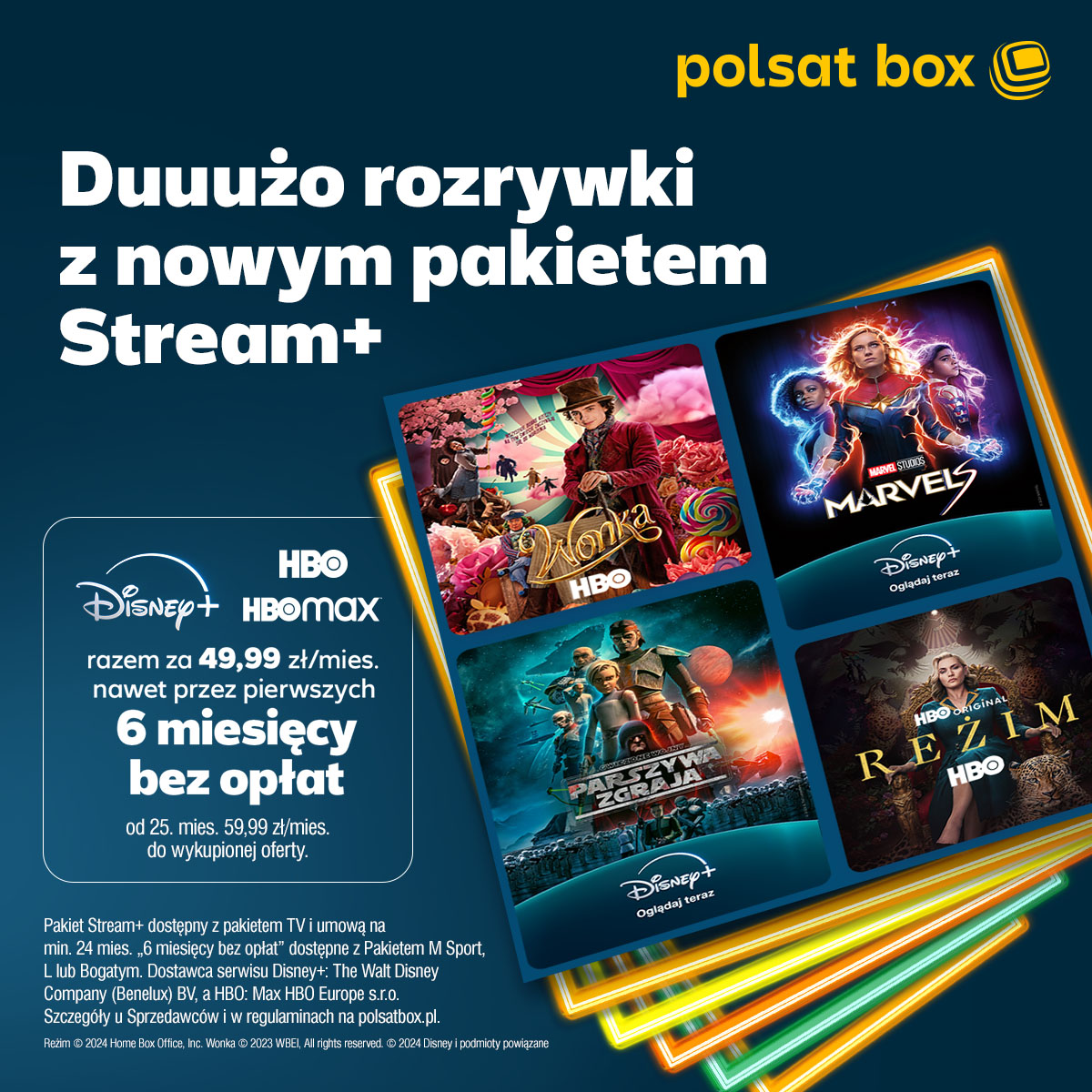 W Polsat Box nowy pakiet Stream+ z Disney+ i HBO Max za jedyne 49,99 zł miesięcznie