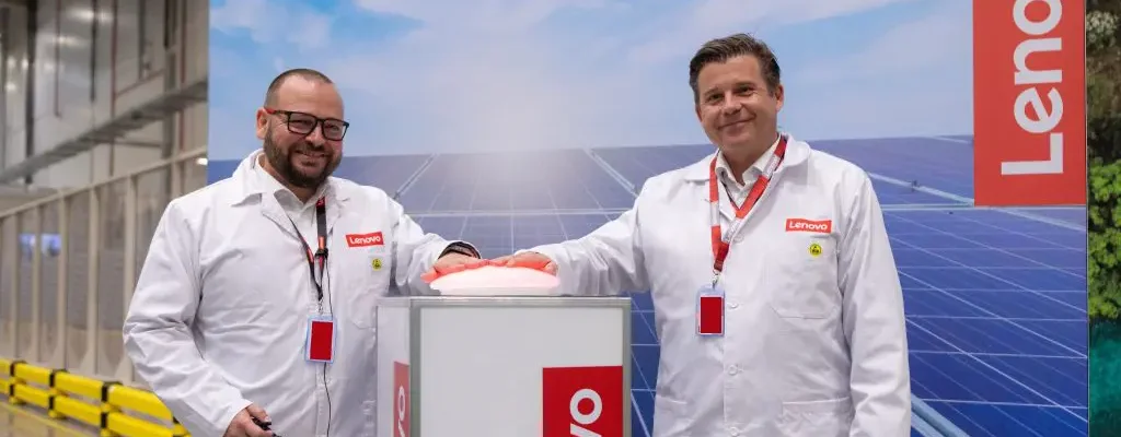 Lenovo zwiększa zaangażowanie na rzecz zrównoważonego rozwoju w europejskim zakładzie produkcyjnym dzięki zwiększonej mocy paneli słonecznych