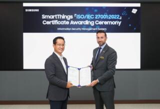 Aplikacja SmartThings z międzynarodowym certyfikatem ISO 27001