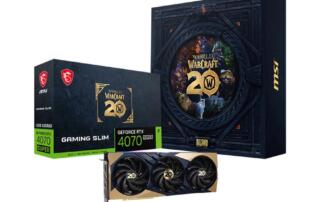 MSI i Blizzard Entertainment świętują 20-lecie World of Warcraft limitowaną edycją karty GeForce 4070 SUPER GAMING SLIM