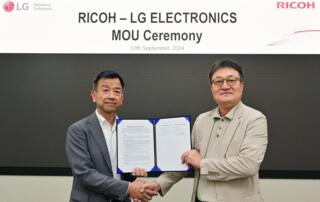 LG współpracuje z Ricoh w celu przeprowadzenia cyfrowej transformacji dla klientów B2B