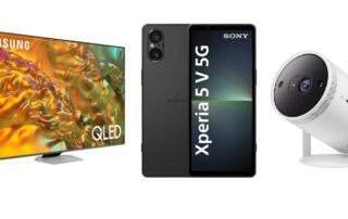 Jeśli kupcie taniej smartfon Sony Xperia 5 V 5G lub wybrane modele Samsunga w prezencie dostaniecie słuchawki. To też dobry moment, by wybrać nowy telewizor czy projektor. Zaoszczędzicie nawet 1104 zł.