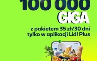 Aż 100 000 GB od Plusa w aplikacji Lidl Plus