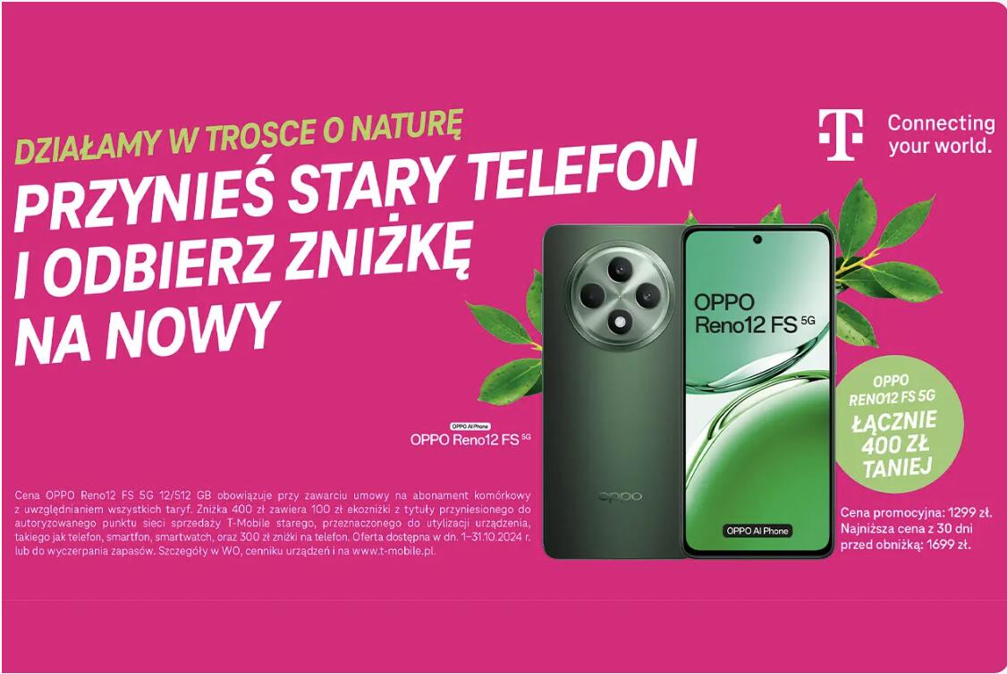 Nowe urządzenia OPPO i realme nawet do 400 złotych taniej w najnowszej promocji T-Mobile
