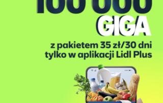 Aż 100 000 GB od Plusa w aplikacji Lidl Plus