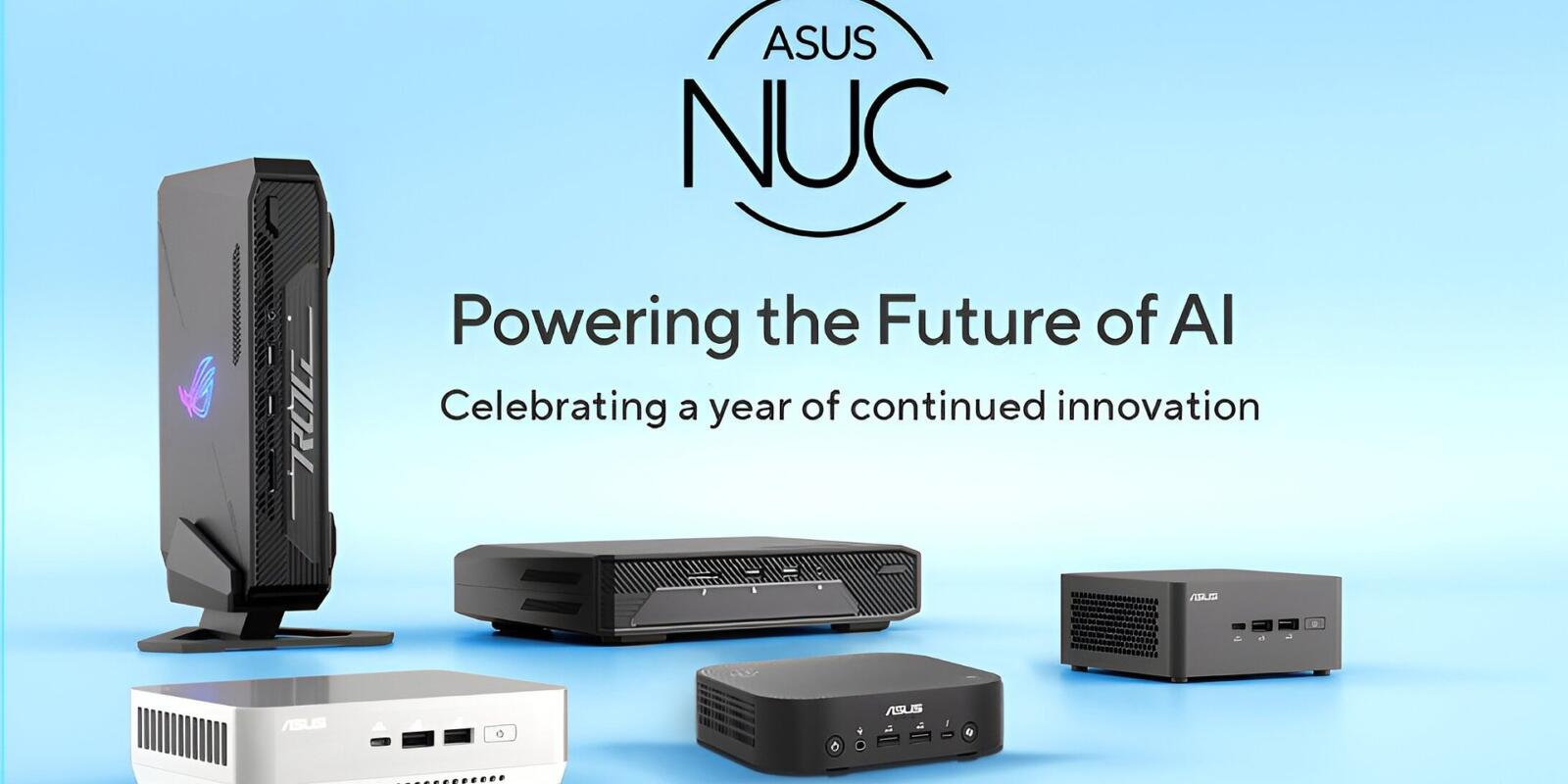 ASUS świętuje pierwszą rocznicę przejęcia portfolio NUC