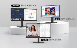 LG wprowadza na rynek pierwszą linię monitorów biznesowych – 20 nowych modeli dla sektora B2B