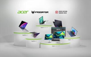 Komputery Acer i Predator z wyróżnieniem w Good Design Awards 2024
