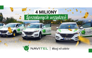 4 000 000 sprzedanych urządzeń na dziesięciolecie NAVITEL EUROPE
