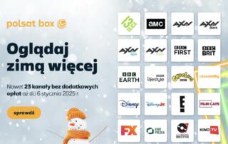 Oglądaj zimą więcej – nawet 23 kanały w „otwartym oknie" Polsat Box