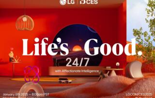 LG zaprezentuje „Life's Good 24/7 with Affectionate Intelligence” na targach CES 2025