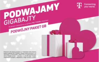 Podwójne gigabajty na walentynki dla użytkowników T-Mobile na kartę i Heyah na kartę
